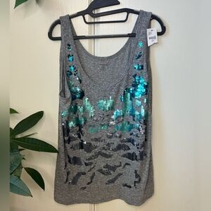 NWOT Lane Bryant Sequin Tank Top